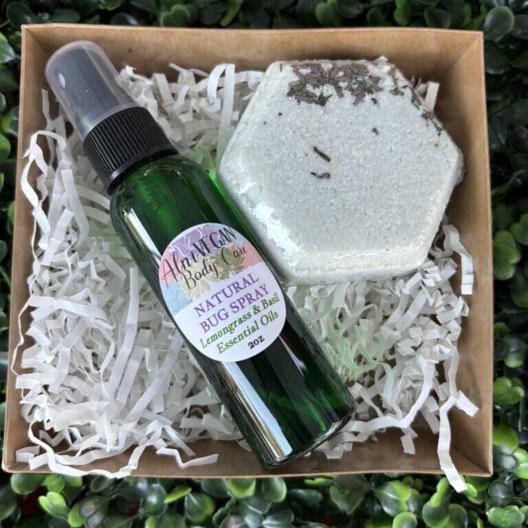 New.GiftSet.LemongrassBasilBugSpray.hexagon.showersteamer.giftbox1-scaled